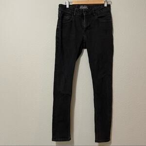 DML Black Skinny High Rise Jeans Mens 30 Denim Classic Casual